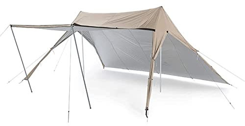 Tent Tarp Easy Setup Camping Tent，Canopy with Projection Screen，Waterproof Sun Rain Wind Shelter Picnic Hiking Traveling Beach Tent Party