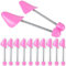 welsberg 5 pairs of women shoe trees size UK 2-5 plastic shoe shaper, shoe former for women's footwear sneakers, moccasins, stilettos, loafers, flats, pink