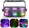 Stroboskop Discolicht Partylicht, DMX Effektstrahler LED RGB Licht DJ Projektor Musikgesteuert DJ Disco Lichter Für KTV Familientreffen Hochzeit Geburtstag Halloween Adventskalender