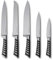 AMUSHOME Kitchen Knife Set of 5 Ultra-Sharp German High Carbon Stainless Steel Kitchen Knives, Rust-Resistant & Long-Lasting Edge – Precision Chopping, Slicing & Dicing with Hand-Fit Design