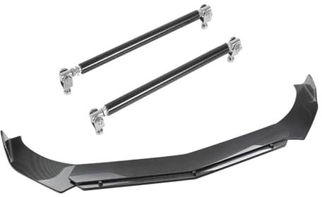 Frontstoßstange Spoiler Frontschürze Lip Spoiler Auto Körper Protevtive Verlängerung Dekoration Unterstützung Stangen Halten Bupmer Stabil Für Fließheck Limousine Universal Frontspoiler Lippe (Farbe