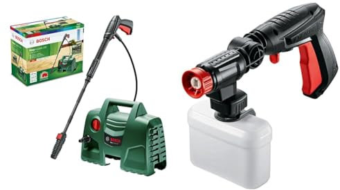 Bosch Hochdruckreiniger EasyAquatak 100 Long Lance (1100 W, Max. Fördermenge: 270 l/h) + 360°-Düse für EasyAquatak 100/110/120, UniversalAquatak 125/130/135