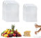 Liwein Lot de 6 Sacs Etamine Alimentaire, 20 X 30CM et 30 X45CM, Réutilisable Sac passoire avec Cordon de Serrage pour Lait de Noix Jus de Fruits Lait de Soja Café Jus de Légumes