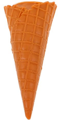 FIXOSHEE Leeres Eiswaffelmodell aus PVC Kleine Lebensechte Eistüte Dekoratives Spiellebensmittel für Fotografie Küchenspielzeug und Dessert Auslage