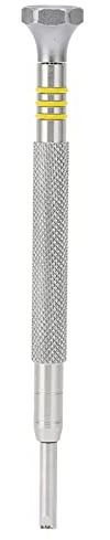 CH - 1.2 Cacciavite per orologio, Mini cacciavite in lega per riparazione di cinturini e quadranti, Micro strumento di riparazione professionale con impugnatura antiscivolo, Parte