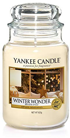 Yankee Candle candela profumata in giara grande, Meraviglia invernale, durata: fino a 150 ore
