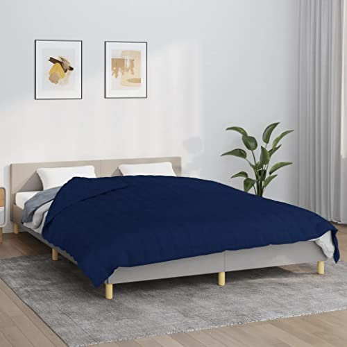 Revera Gewichtsdecke blau 100 x 200 cm 9 kg Stoff