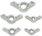 40 PCS M3 - M8 Stainless Steel Wing Nuts, Butterfly Shape Nut Sets