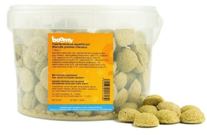 Boomy - Bonbons pour chevaux - Bonbons de récompense sans sucre pour chevaux - Drops aux pommes - 1kg