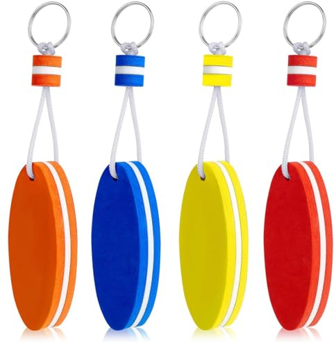 Portachiavi Barca,Portachiavi Pesce,4 Pezzi, proteggono Piccoli Oggetti Come Le Chiavi, Adatti per Gli Sport Acquatici portachiavi galleggiante portachiavi galleggiante per barca