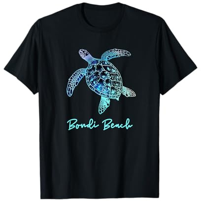 Bondi Beach Sydney Australia Tortue de mer Océan Vintage T-Shirt
