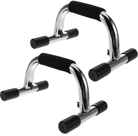 KICHOUSE 2stücke Verstellbare Push up Bars Aus Stahl Für Heimtraining Rutschfester Ergonomischer Liegestützständer Multifunktional Robustes Fitnesszubehör Für Höhen