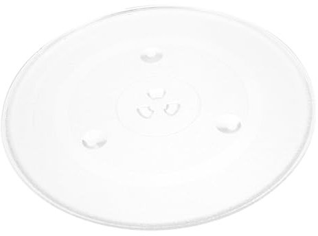 AUTSUPPL Microwave Turntable Glass Plate Replacement Thick Scratch-Resistant Oven Tray for Quick and Safe Heating Practical Glass Tray for Microwave Ovens
