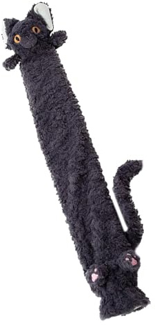 Pruojhw Warmwasser-Pack, Warmwasserbeutel, lange Wärmflasche für Katzen, süßes Cartoonbett, auslaufsichere Wasserbeutel für Rücken, Hals und