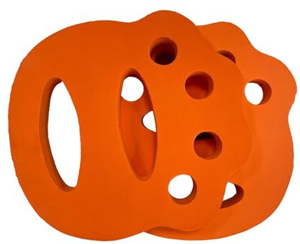 harayaa 2 Stück Wasserhandscheiben für Schwimmtraining, Eva Ausrüstung für Erwachsene Und Kinder, Orange