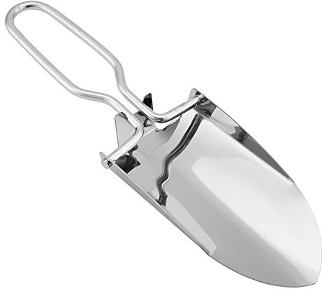 Pelle de jardin en bois multifonctionnelle, mini pelle pliante portable for la survie, idéale for la pêche et le camping en plein air