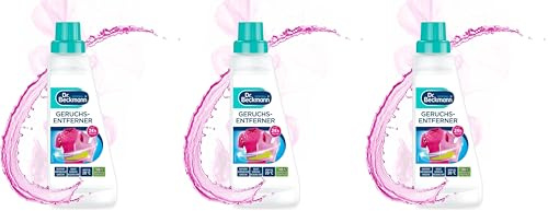 Dr. Beckmann Geruchsentferner | Entfernt Gerüche | 3 x 500 ml | Fasertiefe Wirkung | Lang anhaltende Frische | Für Sport-, Heim- & Alltagstextilien