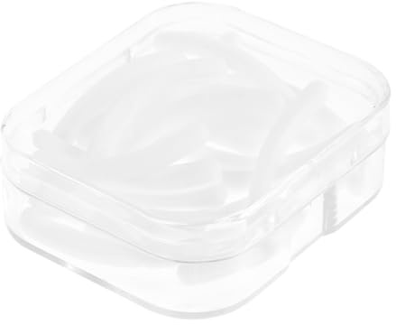Silikon Wimpernzangen Elastisch Stück 24, Ersatzpads, Weiß | Universell Einsetzbar, Weiche Auflage für Tägliches Make Up und Besondere Anlässe, Formstabil
