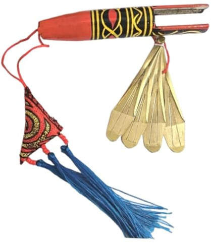 Pegciuho Maultrommel, Volksmusikinstrument, Partygeschenk, Einfach zu Spielen, Weihnachtsmundharmonika, Vierblättriges