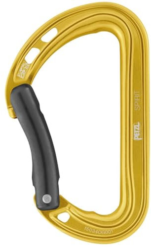 Petzl, Spirit, Karabiner, Gelb, U, Unisex Erwachsener