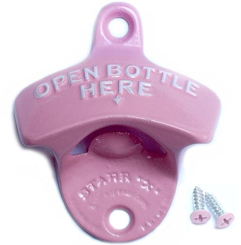 Starr X Décapsuleur mural Open Bottle Here - Rose