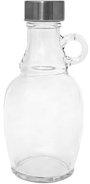lilawelt24 0,5L Flasche mit Schraubverschlüss Weinballon Glasballon Weinflasche| Likörflasche |Essig-Öl Flaschen | Schnapsflasche |Karaffe