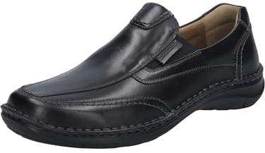 Josef Seibel herr tofflor New Anvers 67, bredd K (extra lång), utbytbar fotbädd, svart, 44 EU X-Weit