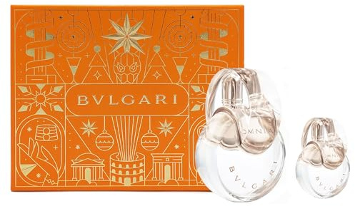 Omnia Crystalline by Bvlgari for Women - 2 Pc Gift Set 3.4oz EDT Spray, 0.5oz EDT Spray