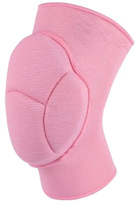 LVCHAO Knee Brace 1Pcs Sponge Knee Pads Women Men Cycling Basketball Volleyball Running Sports Dancing Knees Protect Gear For Volleyball Football Dance Yoga Tennis Running(A Pink,M)