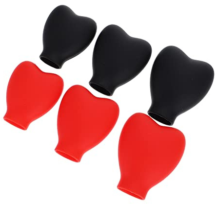 Vaguelly Make up Pinsel Abdeckungen Silikon Schützt 6 Stück Verschiedene Größen Für Kosmetikpinsel Saugnapf Schutz Anti Verlust Für Reise Und Alltag