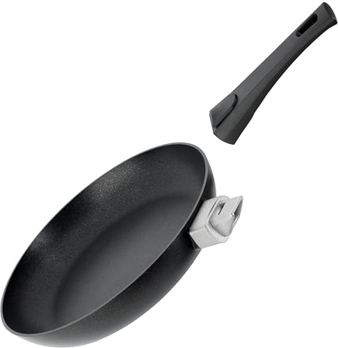 Scanpan Urban Pan 32 cm with Removable Handle Space-Saving Pan Induction, Ceramic and Gas Hobs, Durable Stratanium Non-Stick Coating, Oven-Safe, Easy to Clean, Danish Quality