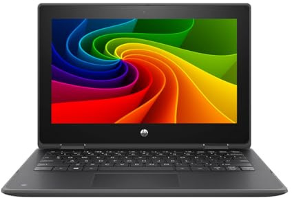 HP Business Laptop Notebook ProBook X360 11 G5 Pentium N5030 4GB 128GB SSD 1366x768 Touchscreen Windows 11 (Black) QWERTZ (Generalüberholt)