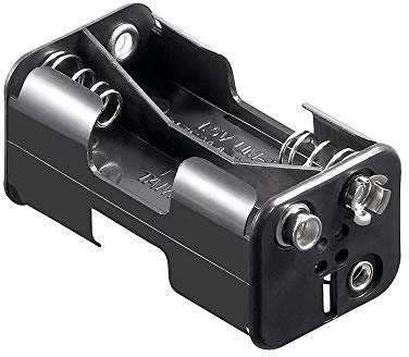 Wentronic 'Goobay BH AA 4 x D – Support (Support Passif, Noir, 4 x Mignon AA)