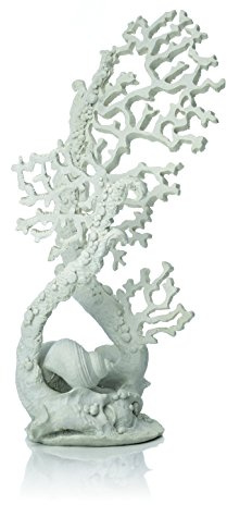 biOrb 46129 Fächerkorallen Ornament, weiß - Aquariumdeko für biOrb-Aquarien, naturnahes Korallen-Ornament aus Kunststoff, Süßwasseraquarien, Meerwasseraquarien