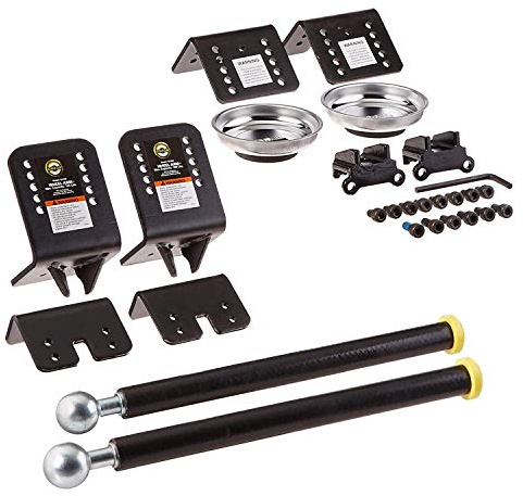 Omega Lift 92100 Bracket Tyre Kit 2 Pack - Tyre Hook for Lifting Platform - Tyre Change Brake Maintenance and More