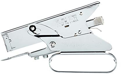 Arrow P35S Heavy Duty Handheld Plier Stapler for Crafts, Office, and Insulation, Uses 1/4-Inch and 3/8-Inch Staples