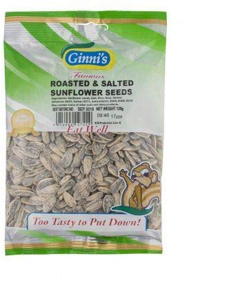 Graines de tournesol Ginni - 120 g - Lot de 6