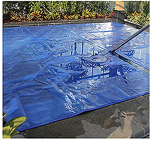 Solar Pool Cover, Blue Rectangle Pool Heaters for Above-Ground and In-Ground Pools, Heavy-Duty Insulating Pool Heater Cover (Size : 5m x 8m/16ftx26ft)