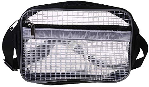 COSSIKA Marsupio Borsa per Attrezzi Trasparente antistatica per Camera Bianca con Copertura Completa in PVC per Marsupio da Ingegnere Fanny