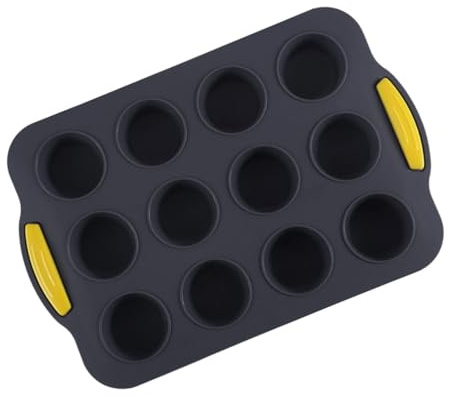 WEKADRIN Teglia Muffin in Silicone Cavità Profonda Antiadherente Resistente e Riutilizzabile per Dolci e Verdure Adatta per Forno Domestico e Ristoranti