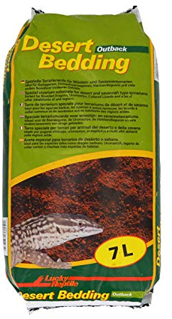 Lucky Reptile Desert Bedding Outback - 7 Liter Bodengrund für Wüstenterrarien - natürliches Bodensubstrat mit Sand & Lehm - Bodengrund Terrarium für Bartagamen & Leopardgeckos