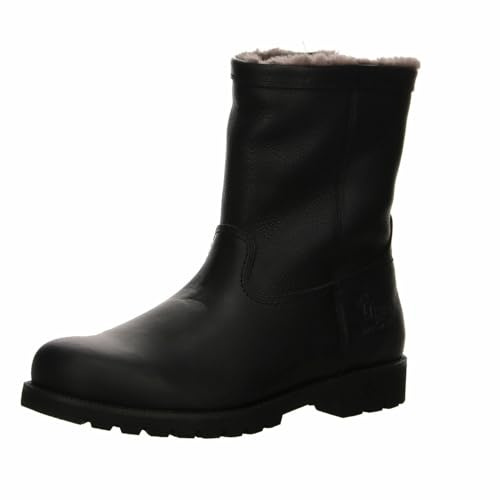 Panama Jack Fedro Igloo Herren Warm gefüttert Schlupfstiefel Halbschaft Stiefel & Stiefeletten, Schwarz (Black), 42 EU