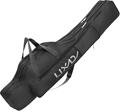 Lixada Angeltasche Rutentasche Rutenfutteral Angelkoffer Fischen-Beutel-beweglicher faltender 100cm/130cm/150cm