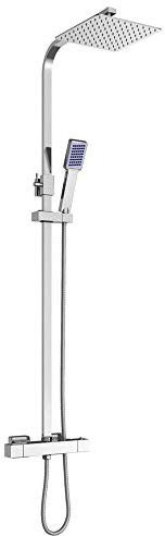 Cabeza de ducha termostática Termostático Batidora Set de Ducha 40cm*40cm ducha de lluvia, grifo de ducha, alcachofa de ducha, ducha de mano DHL