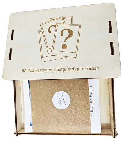 52 Achtsamkeitskarten: Vielfältg einsetzbar, z.B. in der Gesprächsführung oder zum Ausbau von Soft Skills, als Teambuildungstool oder Eisbrecher, für Coachings oder Führungstrainings (Mit Holzbox)