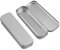 EPCDBBRT 2 Pieces Metal Pencil Case, Brush Case, Mini and Narrow Pencil Case