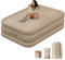 MrToNo King Inflatable Air Mattress, 3-Min Self Inflating Air Bed Double with Rechargeable Pump, 450kg Load Capacity Blow Up Mattress Waterproof Breathable Camping mattress for Bedroom/Guest/Camping