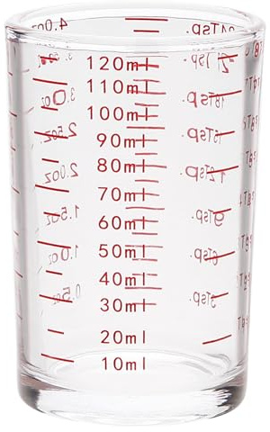 Sturdy Kitchen Jigger With Clear Scale Glass Measuring Jigger Accessory For Home Cooks And Cocktails Enthusiasts Bartender Tool