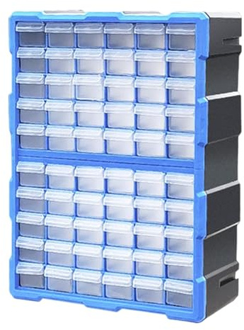 Modulare Schublade – Kompaktes Teileaufbewahrungssystem für Kleinteile | Vielseitige Werkstatt Aufbewahrungsbox mit Mehrfach-Design stapelbar für effizientes Sortieren