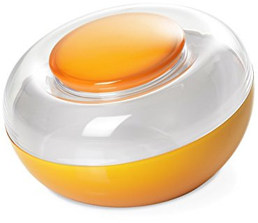 Omada Design Biscottiera da 270 cl, Porta Biscotti Colorato con Coperchio Ermetico, Lavabile in Lavastoviglie, Made in Italy, linea Movida, Giallo